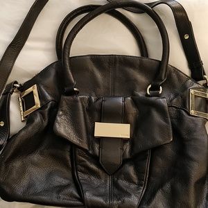 Black Leather tote